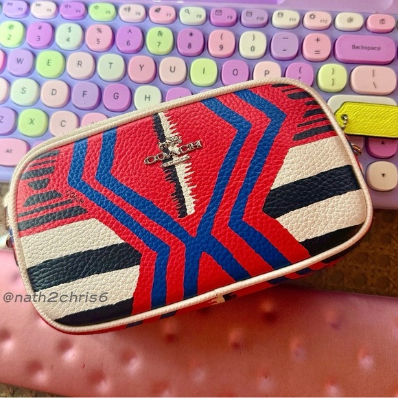 Coach x Coachella Fire Dance Leather Camera/Crossbody Bag. Lmt. Ed. (Vary rare) - Picture 3 of 16